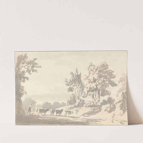 Herdsman driving Cattle by Anthony Devis