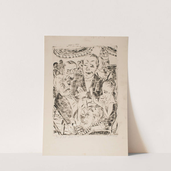 Here is Intellect (1921) by Max Beckmann