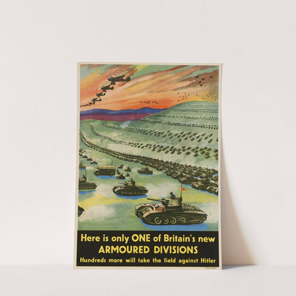 Here is Only One of Britain's New Armoured Divisions by Anonymous