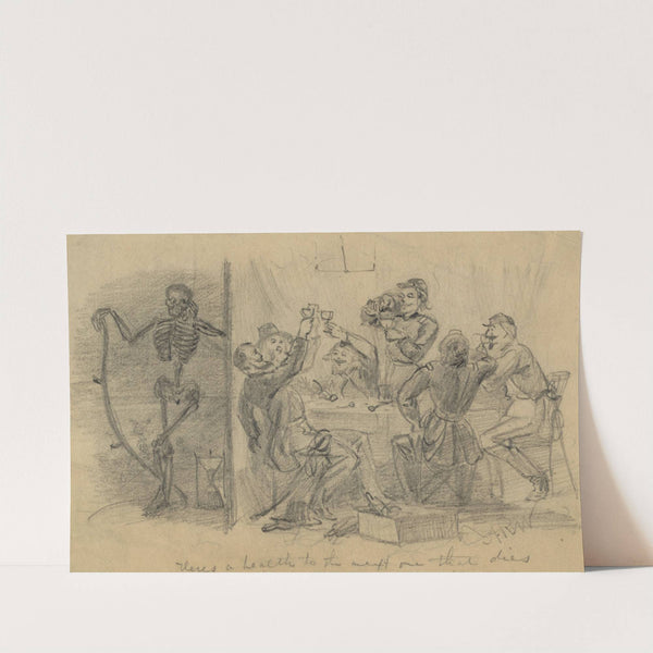 Heres a health to the next one that dies by Alfred Rudolph Waud