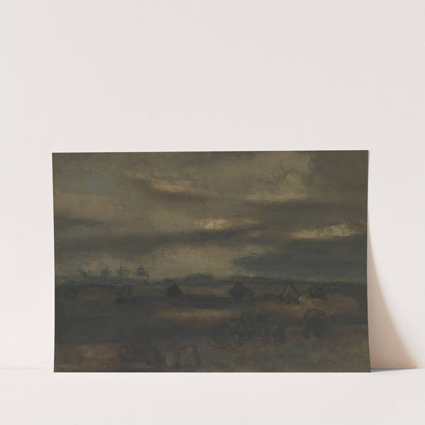 Herfstlandschap met aardappelrooiers (1938) by Constant Permeke