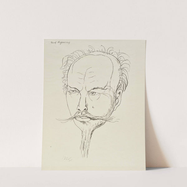 Hermann Graf Keyserling (1925) by Rudolf Grossmann