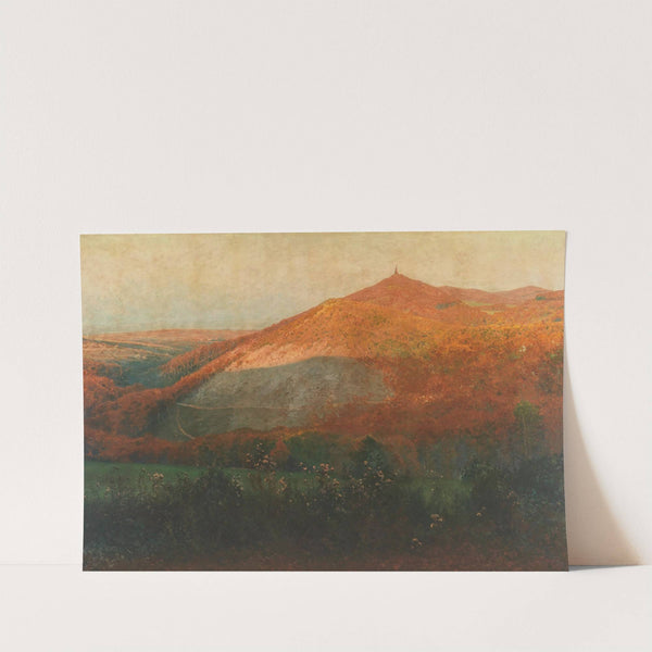 Hermannskogel with View of the Habsburgwarte by Heinrich Tomec