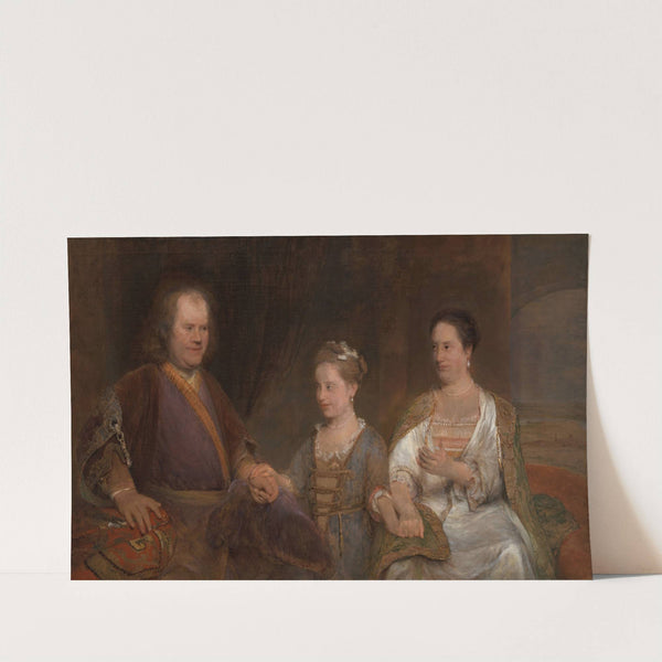 Hermanus Boerhaave (1668-1738), Professor of Medicine at the University of Leiden, with his Wife Maria Drolenvaux (1686-1746) and their Daughter Johanna Maria (1712-91) (1720 - 1725) by Aert de Gelder