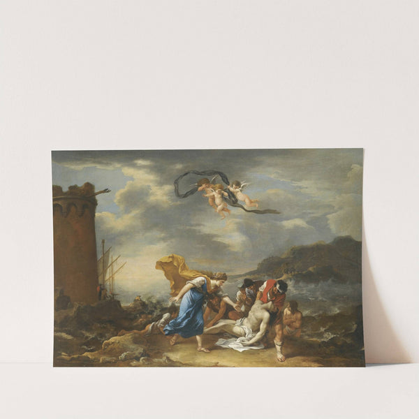 Hero And Leander by Salvator Rosa