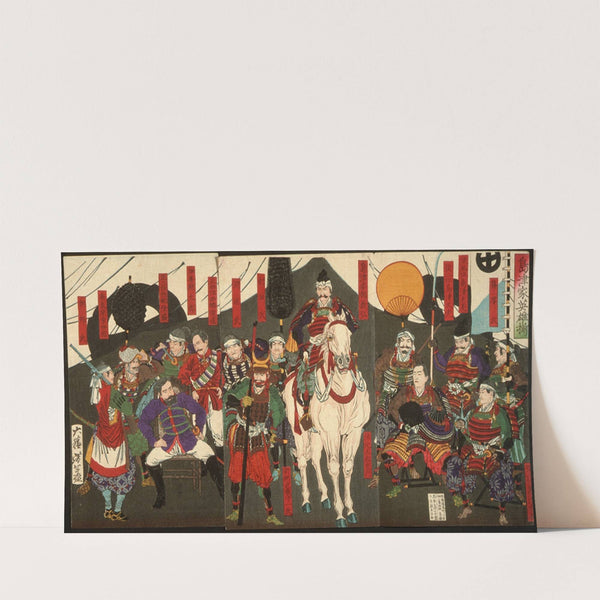 Heroes of the Shimazu Clan (1877) by Tsukioka Yoshitoshi