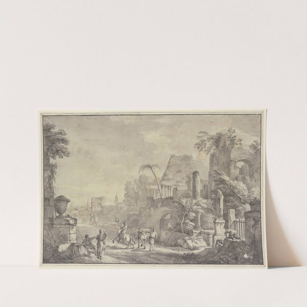 Heroic landscape by Hubert Robert