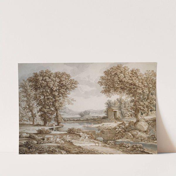 Heroic landscape by Johann Christian Reinhart