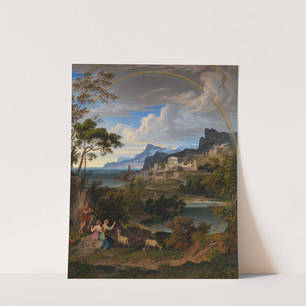 Heroic Landscape with Rainbow by Joseph Anton Koch
