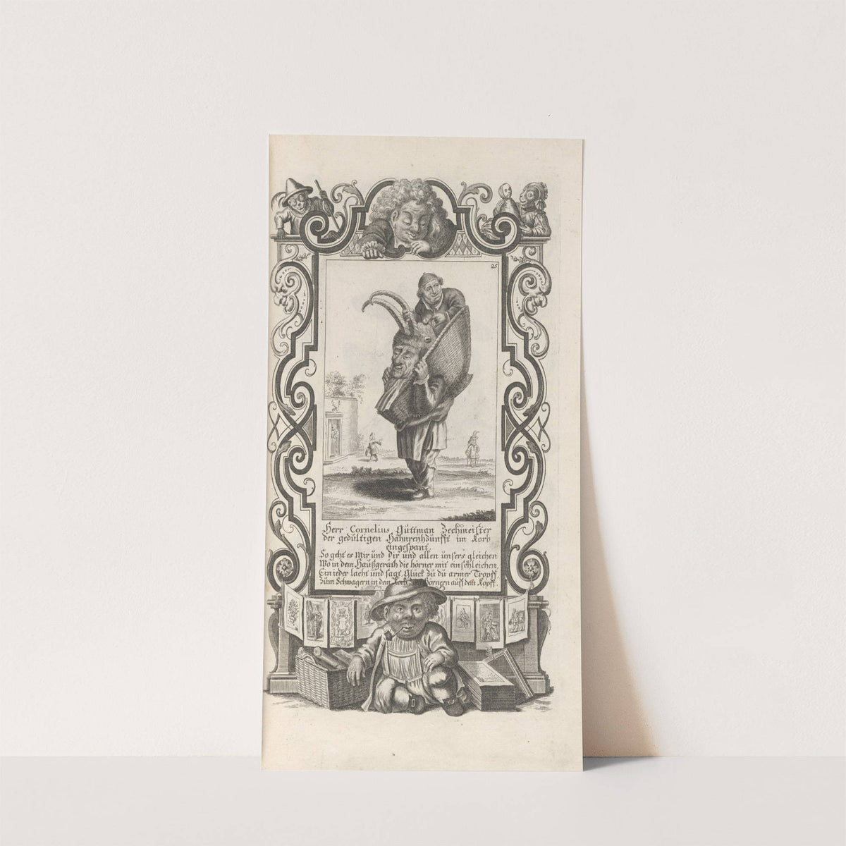 Herr Cornelius Guttmann Zechmeister, Pl. 25 (1710-1719) by Elias Baeck