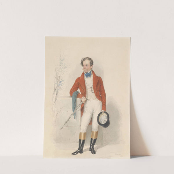 Herr im Reitkostüm (1838) by Josef Kriehuber