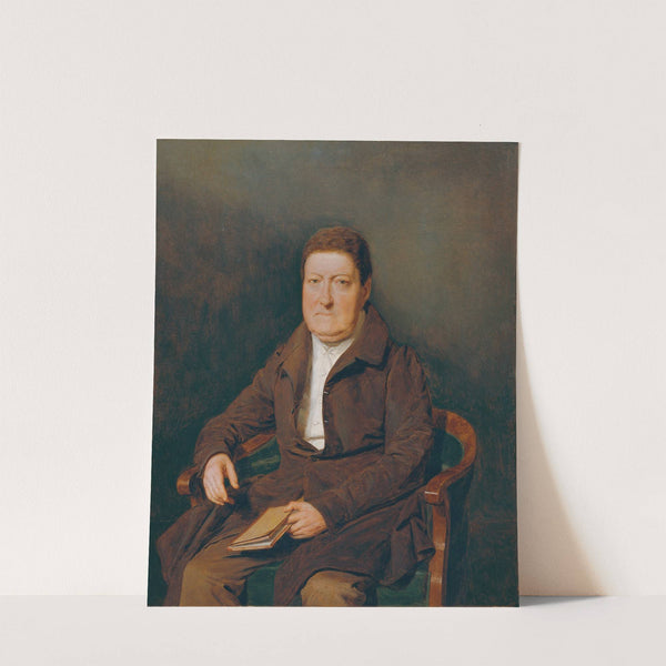 Herr Wohlleben, der Bruder des Wiener Bürgermeisters Stephan Edler von Wohlleben (1836) by Ferdinand Georg Waldmüller