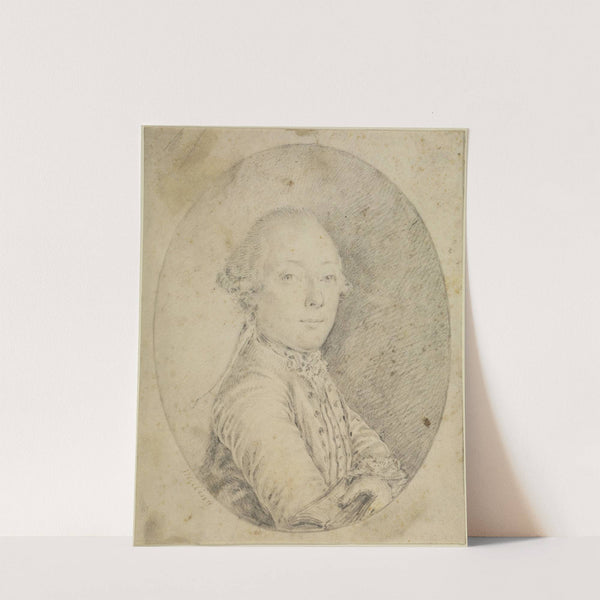 Herrenbildnis, oval by Josef Melling