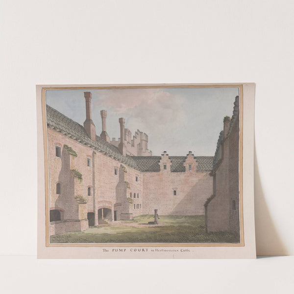 Herstmonceux Castle, East Sussex: The Pump Court by James Lambert of Lewes