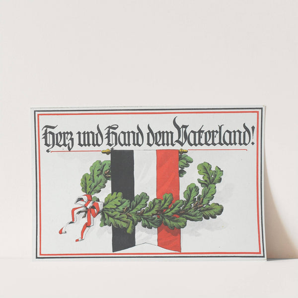 Herz und Hand dem Vaterland (1914–1915) by Carl Garte Leipzig