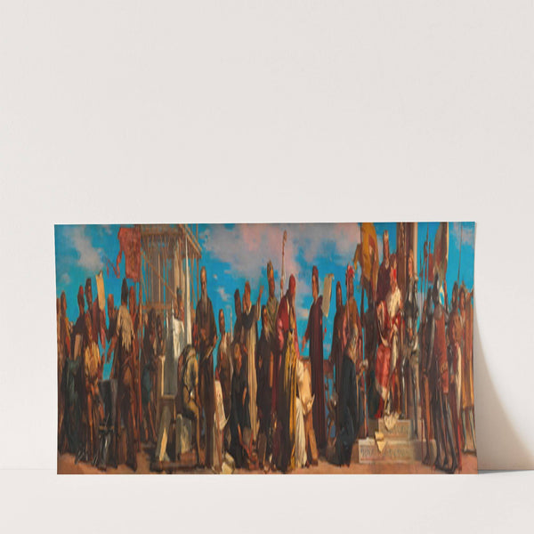 Herzog Rudolf IV. und Herzog Albrecht III. (1883) by Julius Schmid