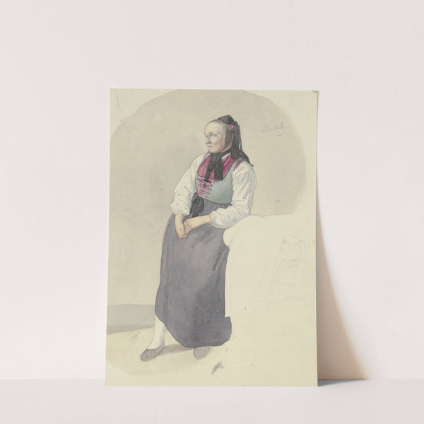 Hessian farmwoman by Jakob Becker