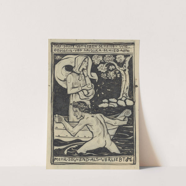 Het afscheid van Odysseus en Naussikaä by Richard Nicolaüs Roland Holst