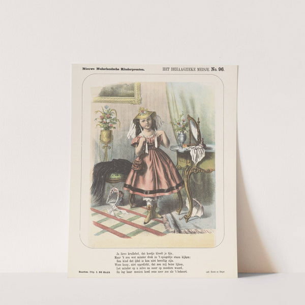 Het behaagzieke meisje (1875-1919) by Emrik & Binger