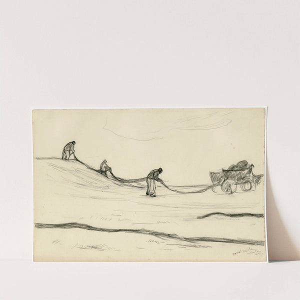 Het binnenhalen en opladen van de netten by Frans Smissaert