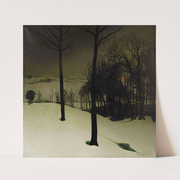 Het bos in de winder (Forest in the Winter) (1925) by Valerius De Saedeleer