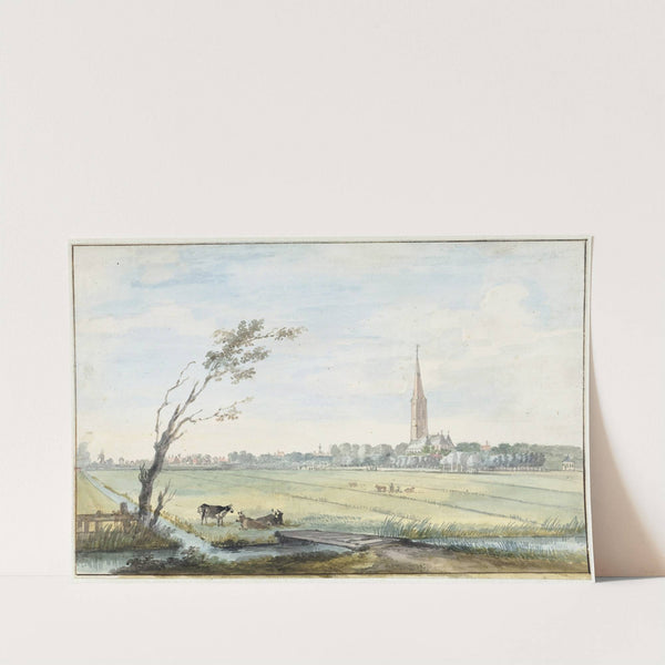 Het dorp ‘s-Gravezande (1745) by Aert Schouman