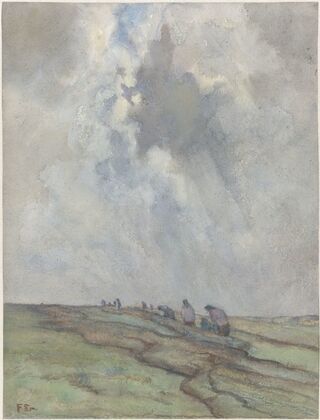 Het drogen van netten