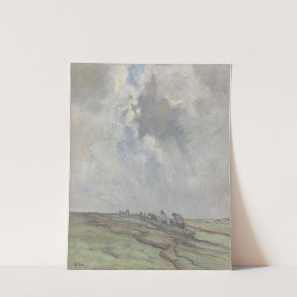 Het drogen van netten (1872 - 1944) by Frans Smissaert