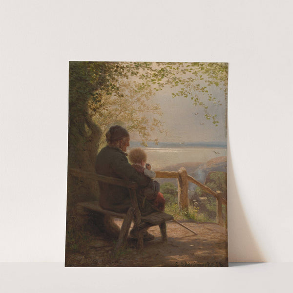 Het geliefde plekje (1858) by Felix Schlesinger