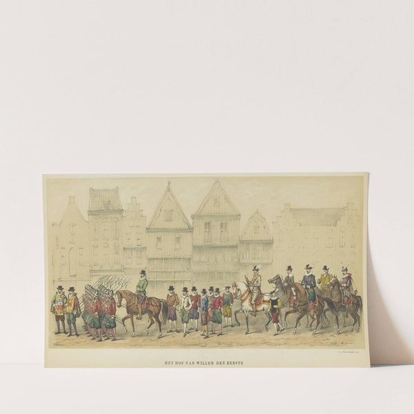 Het Hof van Willem den Eerste (1856) by Pieter Wilhelmus van de Weijer