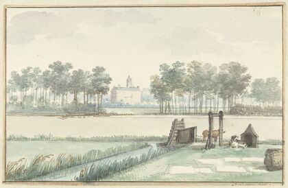 Het kasteel Ter Hooge op Walcheren