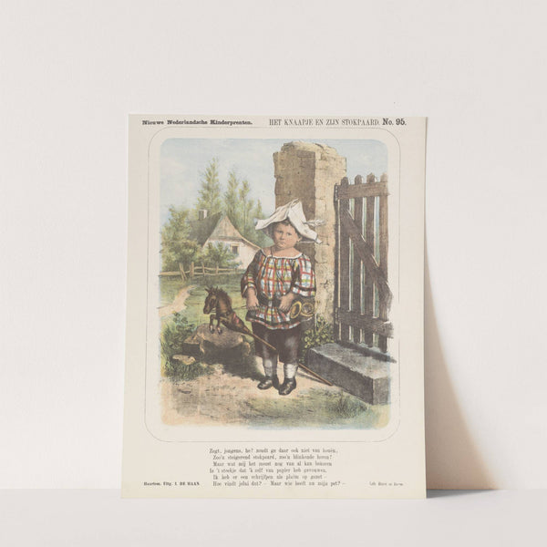 Het knaapje en zijn stokpaard (1875-1919) by Emrik & Binger