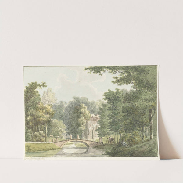 Het landgoed Velzerbeek bij Velsen by Hermanus Numan