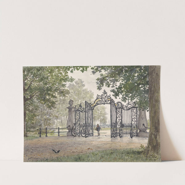 Het monumentale hek van Vreedenhoff te Nieuwersluis aan de Vecht by Willem de Famars Testas