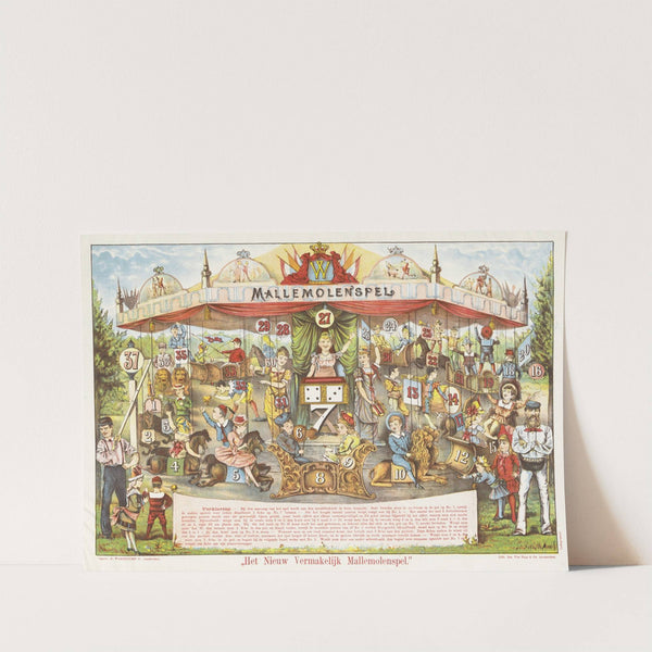 'Het nieuw vermakelijk mallemolenspel.' by Jos. Vas Dias & Co.