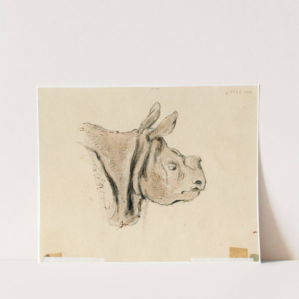 Het nijlpaard in de Engelse dierentuin by Pieter van Loon