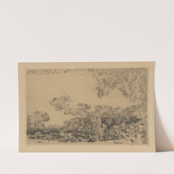 Het onweer by James Ensor