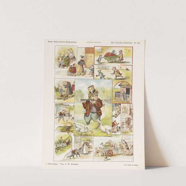 Het oolijke zwijntje (1875-1919) by Emrik & Binger