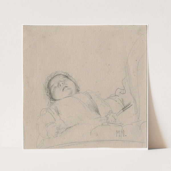 Het overleden kindje van J. Maris (1869) by Matthijs Maris