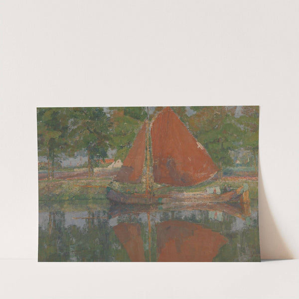 Het rode zeil by Georges Léon Ernest Buysse