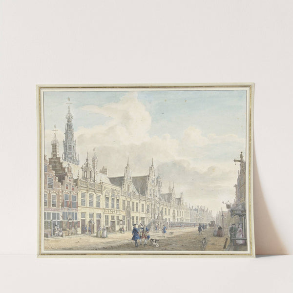 Het stadhuis van Leiden by Jan de Beijer