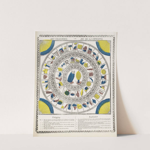 Het uilenbord - Jeu de la chouette by Anonymous