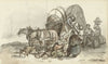 Het uitladen van een wagen