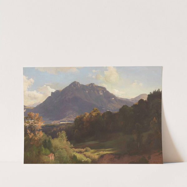 Heuberg im Inntal im herbstlichen Sonnenlicht (1858) by Johann Gottfried Steffan
