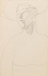 Femme de trois quarts coiffée d’un chapeau (1905-1907)