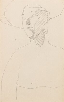 Femme de trois quarts coiffée d’un chapeau (1905-1907)