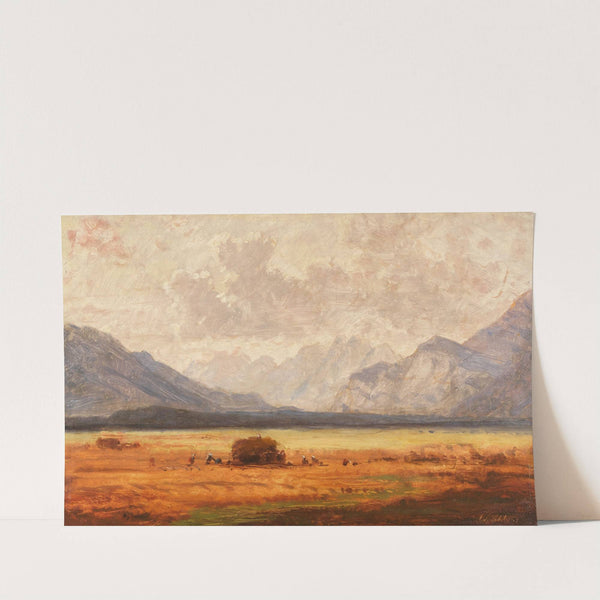 Heuernte im Voralpenland by Eduard Schleich The Younger