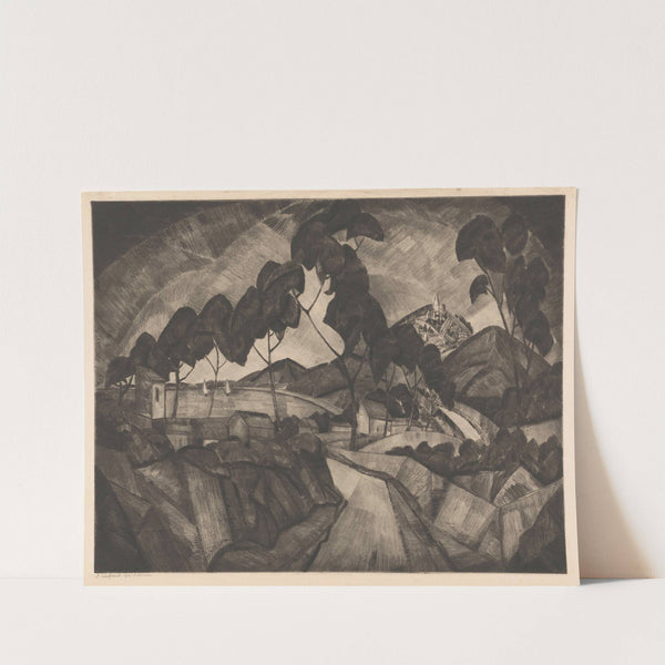 Heuvellandschap in de Provence (1912) by Lodewijk Schelfhout