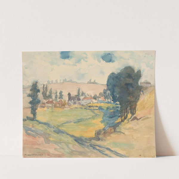 Heuvellandschap by Martinus van Andringa