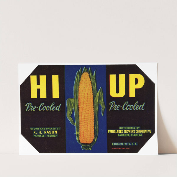 Hi Up Corn Label (1930-1950)
